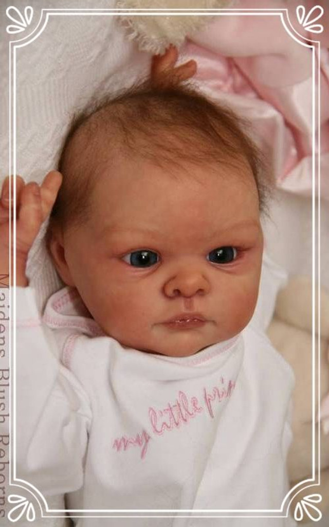 Jill Reborn Vinyl Doll Head by Adrie Stoete Mix & Match