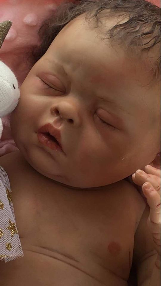 Lovelyn Sleeping Reborn Vinyl Doll Kit by Ping Lau Ultra Soft Vinyl