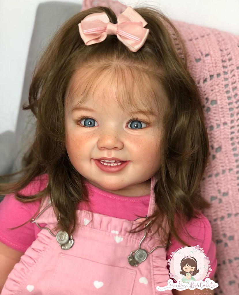 SILICONE Blinkin Girl - Full-Body Silicone (16.5 Reborn Doll Kit) -  Bountiful Baby (DP Creations LLC)