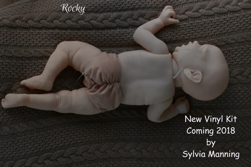 Rocky Reborn Vinyl Doll Kit by Sylvia Manning Old Rare Retired  23-24"
