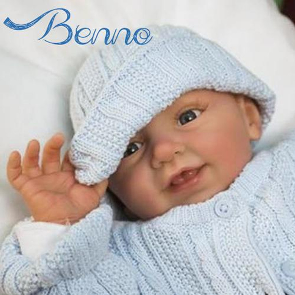 Benno Vinyl Reborn Doll Kit by Linde Scherer