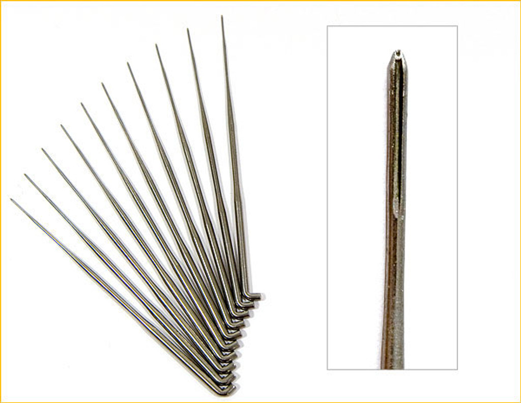 German Rooting Needles 42 Gauge With 6 Barbs Regular Spacing - Pack of 10 
