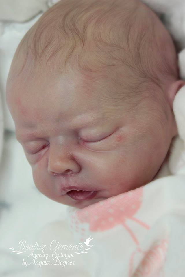Angelina Reborn Vinyl Doll Kit by Angela Degner - Irresistables