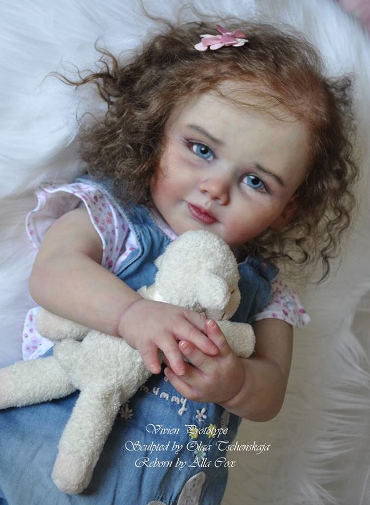 Vivien reborn vinyl doll klit by Olga Tschenskaya