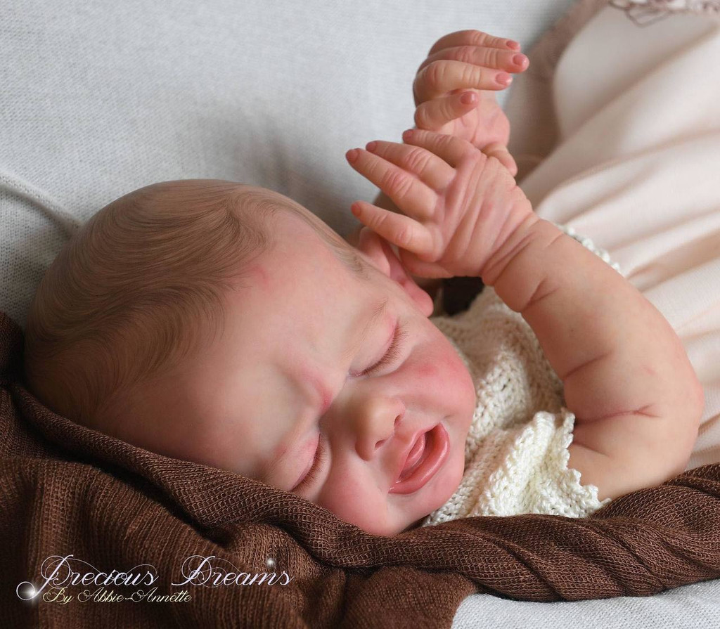 Lil Cry Reborn Vinyl Doll Kit by Philomena Donnelly