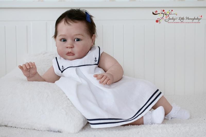 Princess Charlotte at Age 1 Doll Kit w/ Straight Legs by Tomas Dyprat