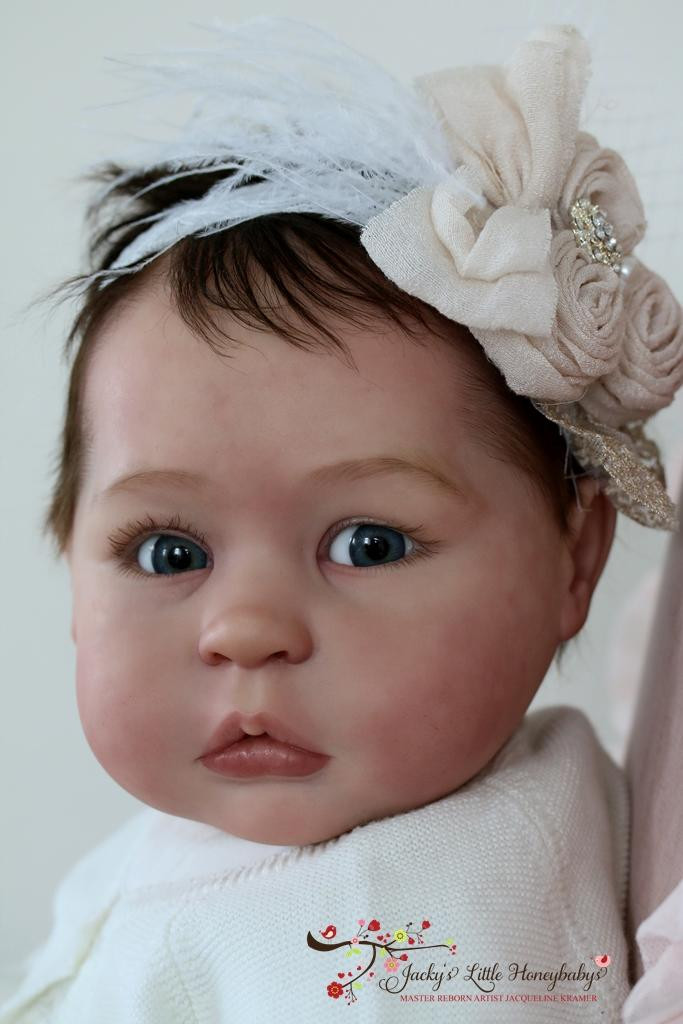 Princess Charlotte at Age 1 Doll Kit w/ Straight Legs by Tomas Dyprat