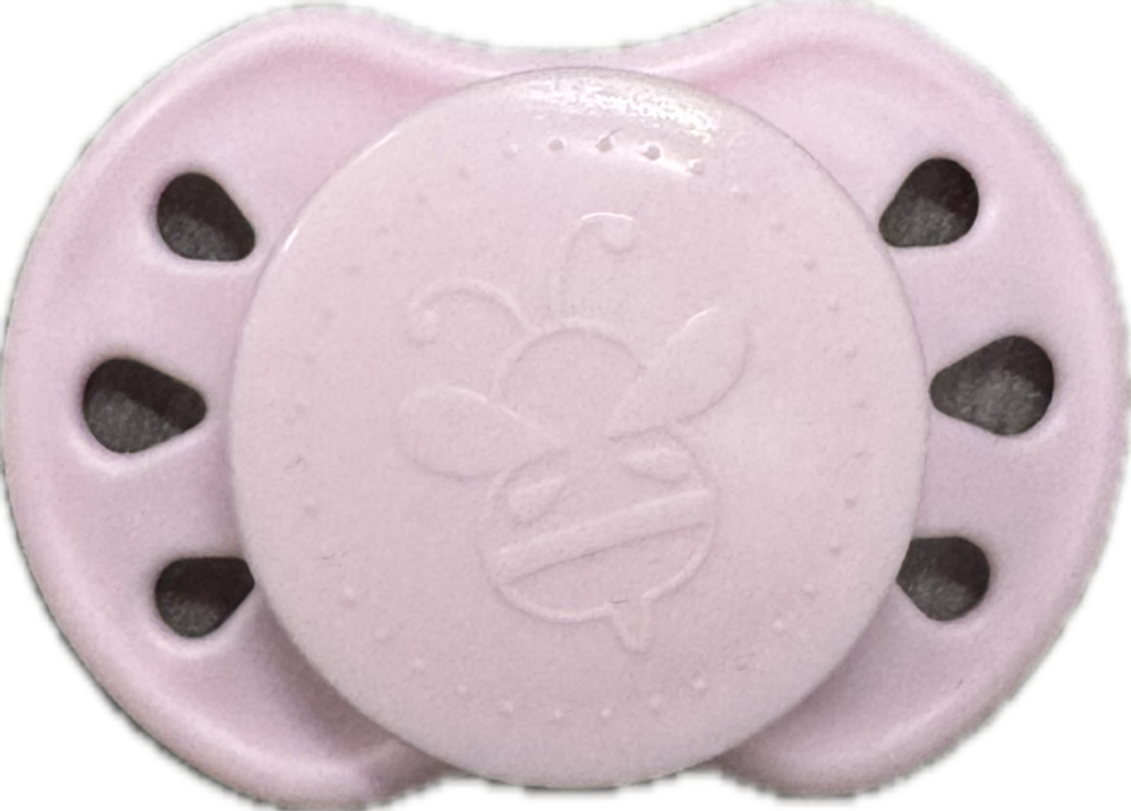 HoneyBug Sweetdreams Preemie Pacifier For 14-17" Dolls-Marshmallow Pink