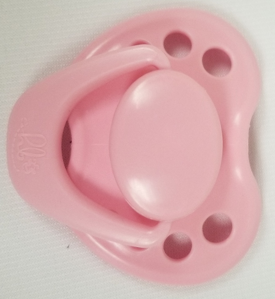 HoneyBug Sweetheart Newborn Pacifier for 18" Dolls-Piggy Pink