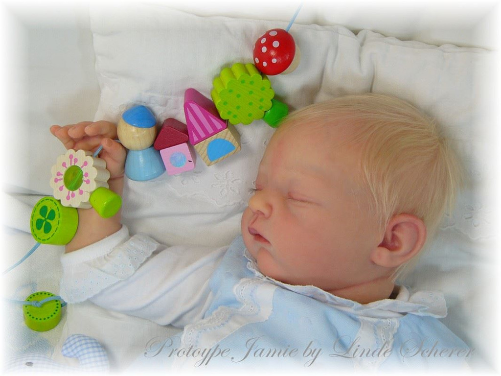 Jamie Reborn Vinyl Doll Kit by Linde Scherer