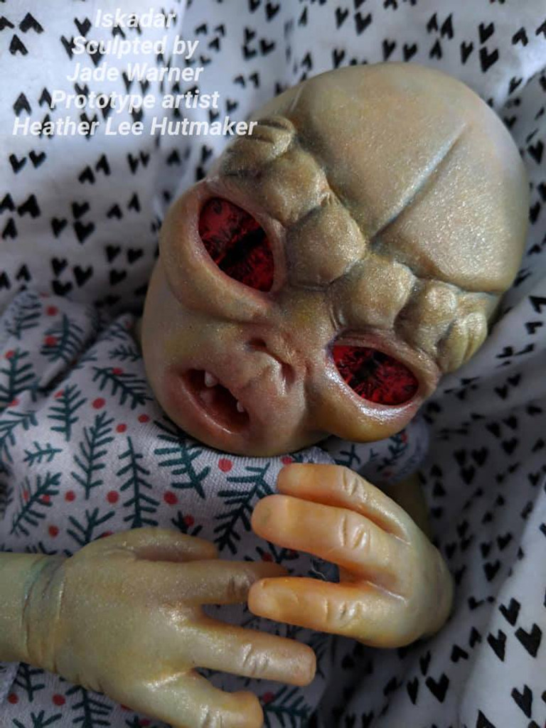 Iskadar Reborn Baby Alien Vinyl Doll Kit by Jade Warner Irresistables Exclusive!
