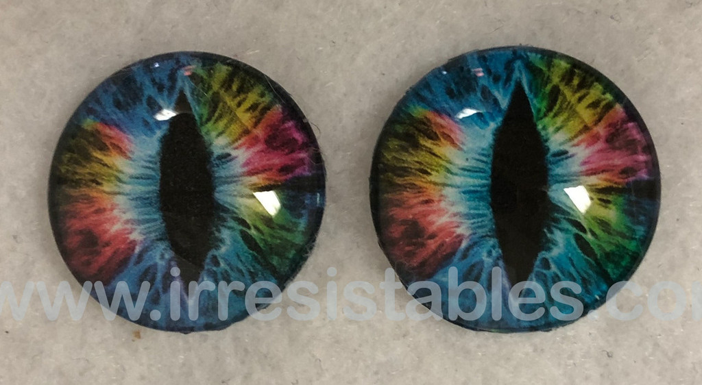 Cabochon Glass Eyes Discontinued Colors 1 Pair