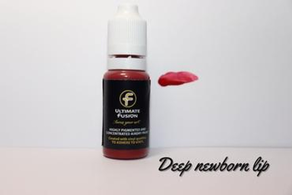 Ultimate Fusion All in One Air Dry Paint Deep Newborn Lips 12ml Bottle (.4 ounce)
