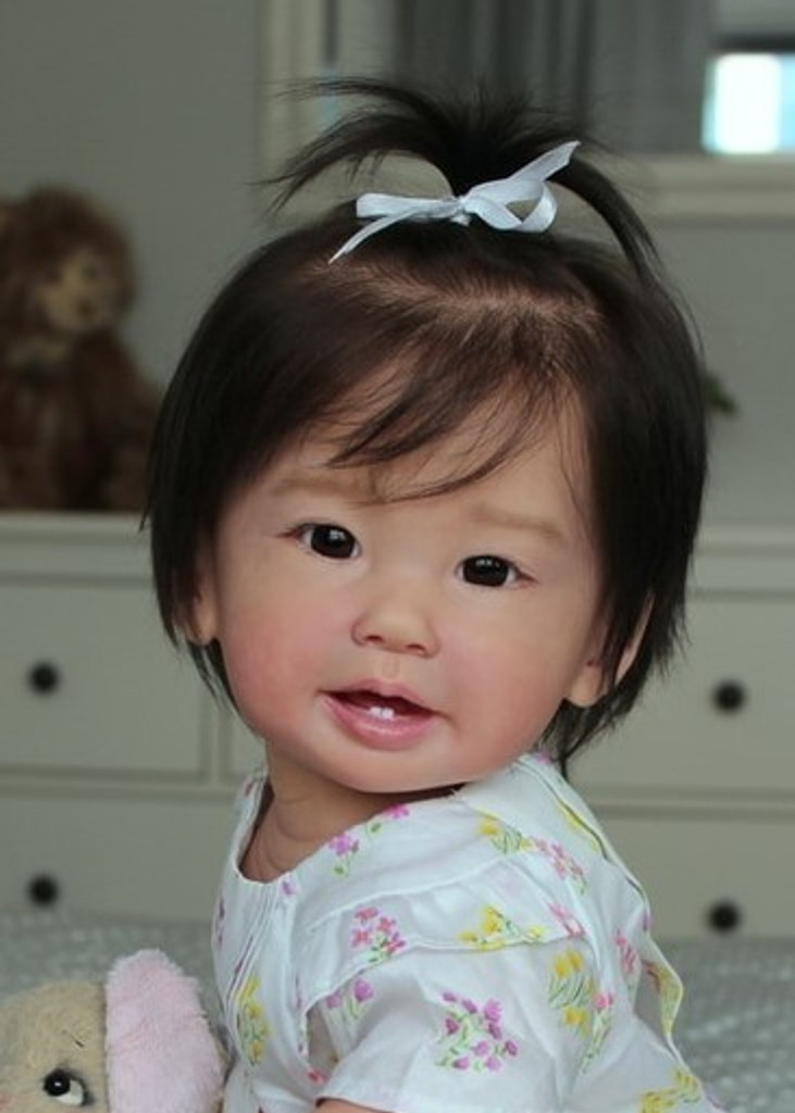 Teegan Reborn Vinyl Toddler Doll Kit by Ping Lau 28"