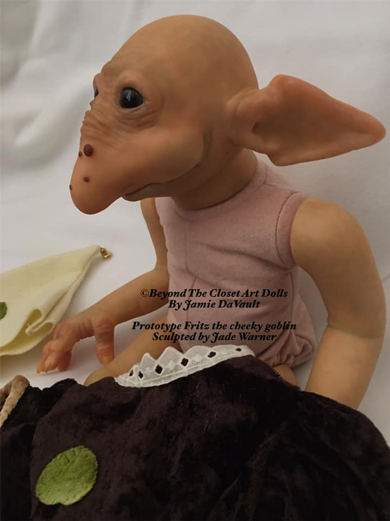 Fritz The Cheeky Goblin Reborn Vinyl Doll Kit by Jade Warner Irresistables Exclusive!