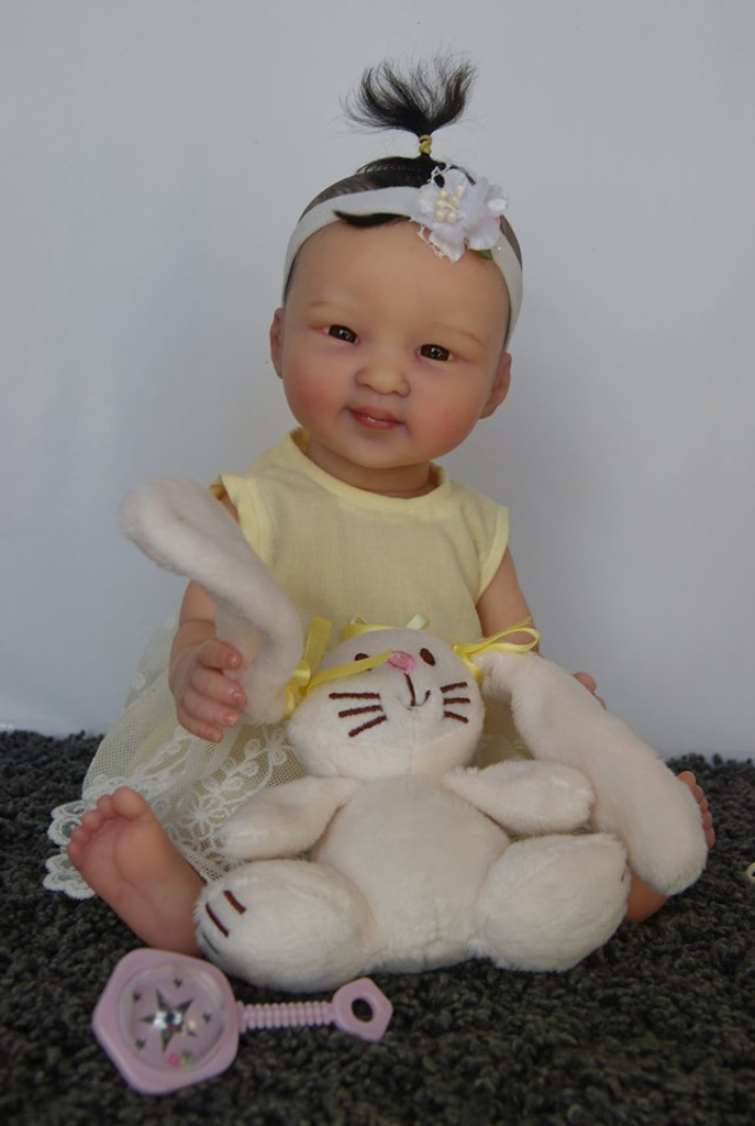 Mollylee Mini Toddler Reborn Vinyl Doll Kit by Marita Winters  11 inches