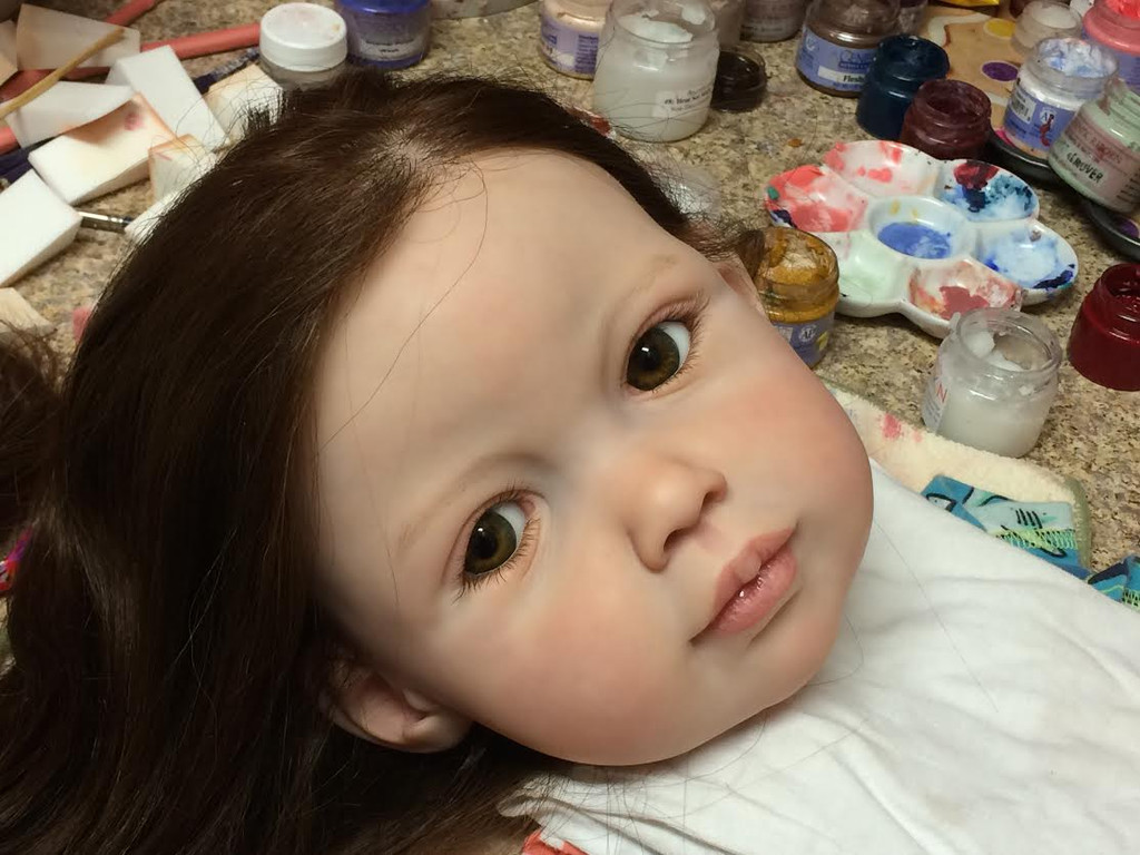 Avalon Full Sized Reborn Vinyl Doll Kit by Jannie De Lange 38