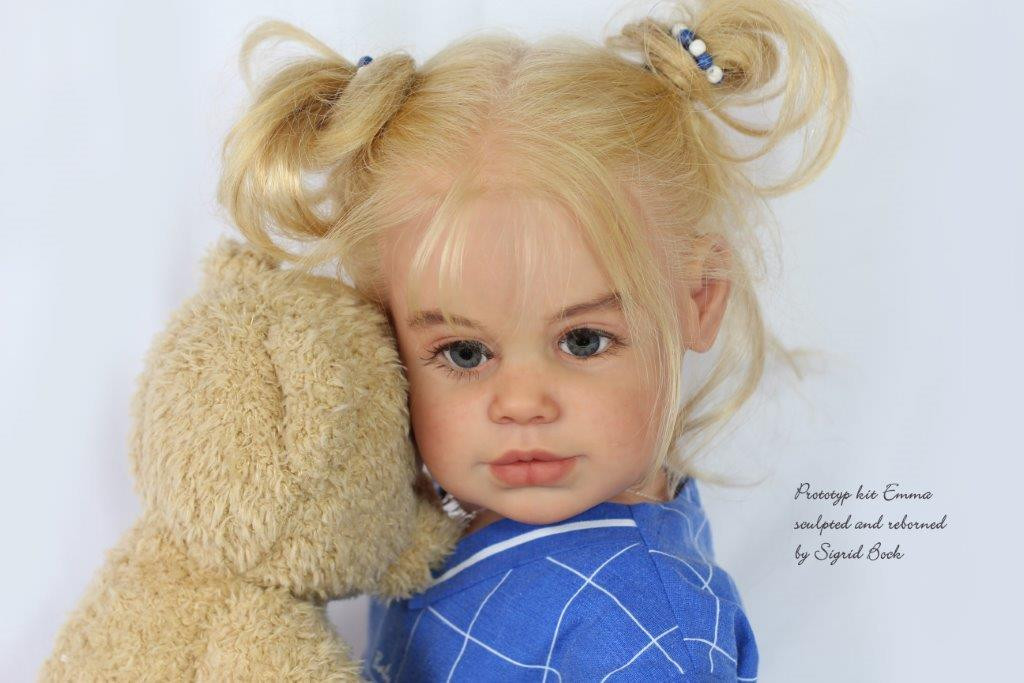 Emma Reborn Vinyl Doll Kit by Sigrid Bock