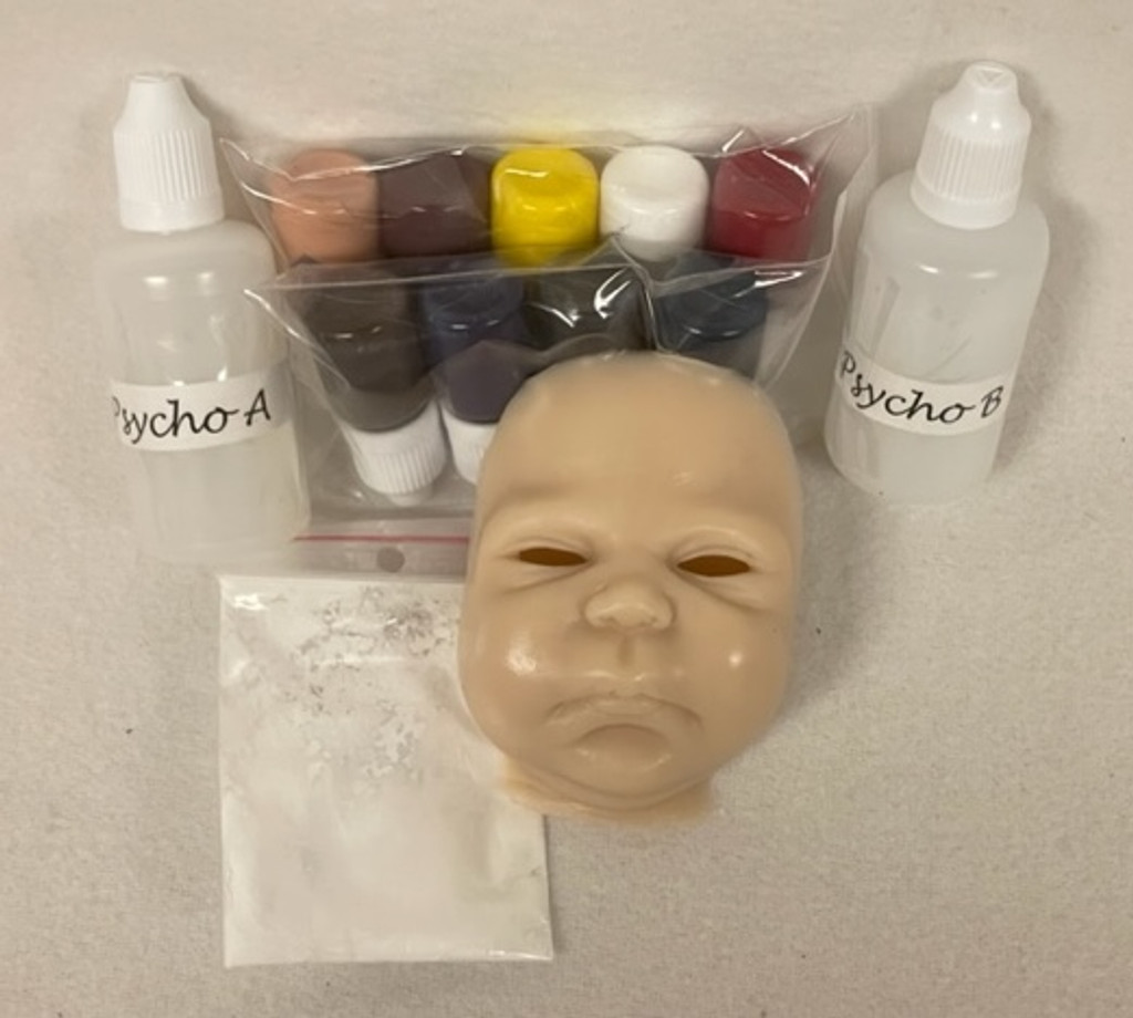 Silicone Paint Trial Set Includes 9 Pigments, A & B, 1 Sample Face and  Matting Powder