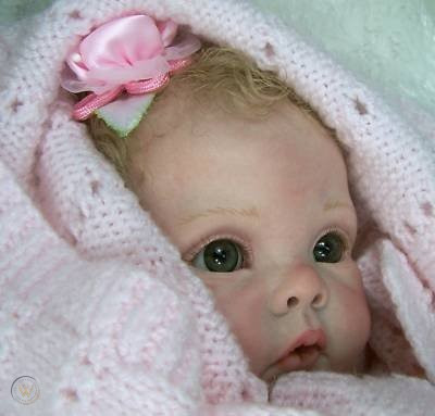 Chrissy reborn vinyl doll kit by Elly Knoops