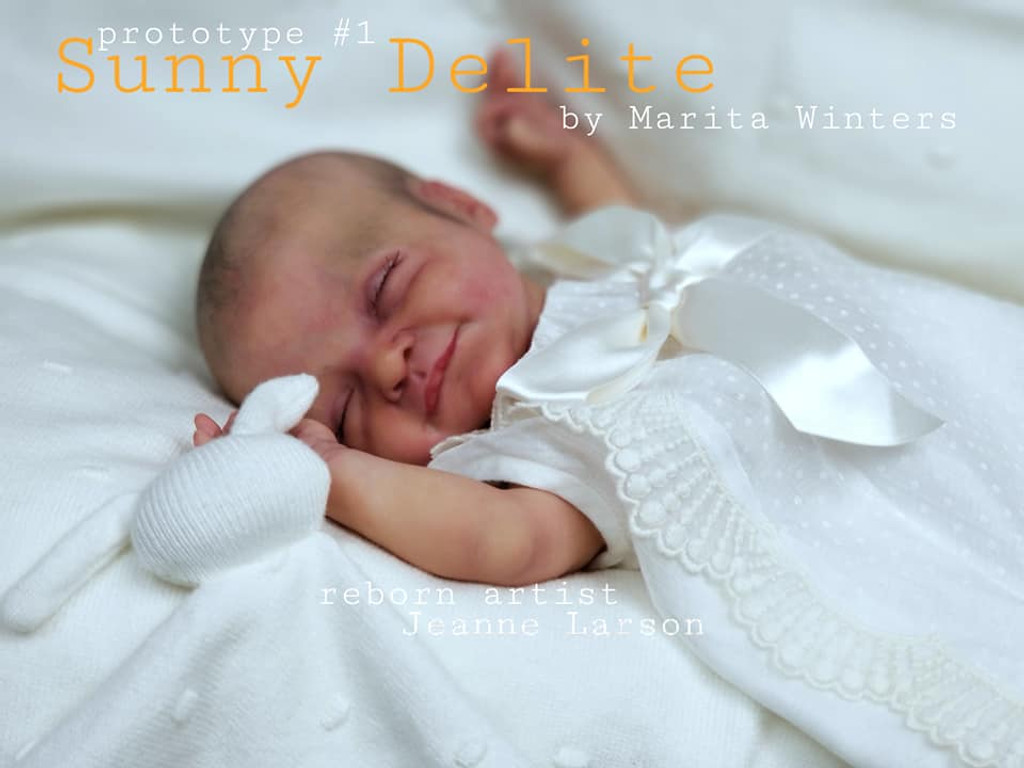 Sunny Delite Reborn Vinyl Doll Kit by Marita Winters
