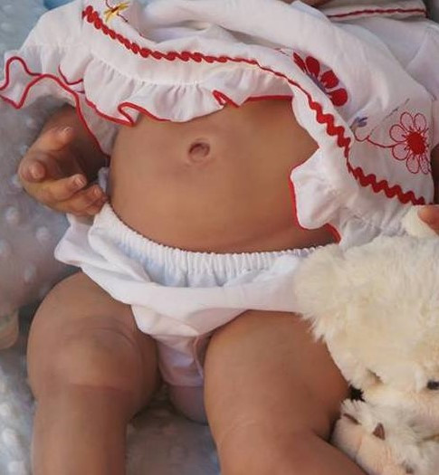 Reborn Vinyl Tummy Plate - Non-Gendered For 22-23