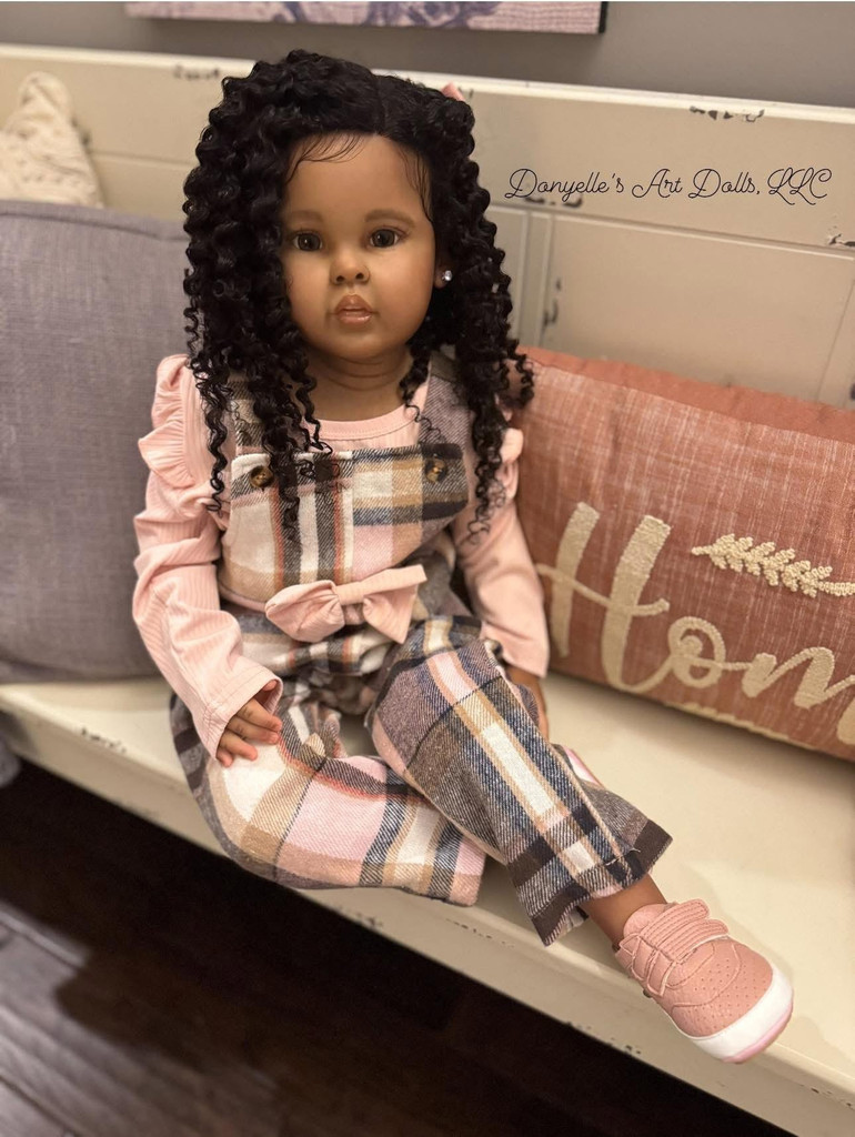 Cressida Reborn Vinyl Toddler Doll Kit by Ping Lau 32 Inch