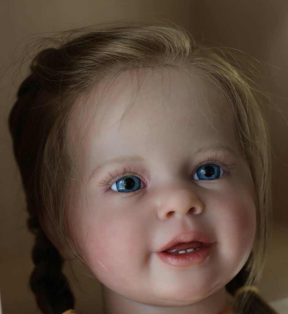 Katie Marie Toddler Reborn Vinyl Doll Head by Ann Timmerman - Head Only