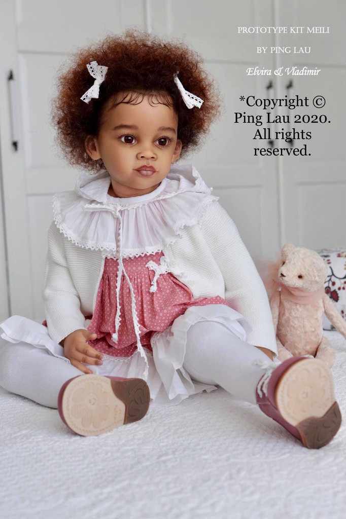 MeiLi  Reborn Vinyl Toddler Doll Kit by Ping Lau