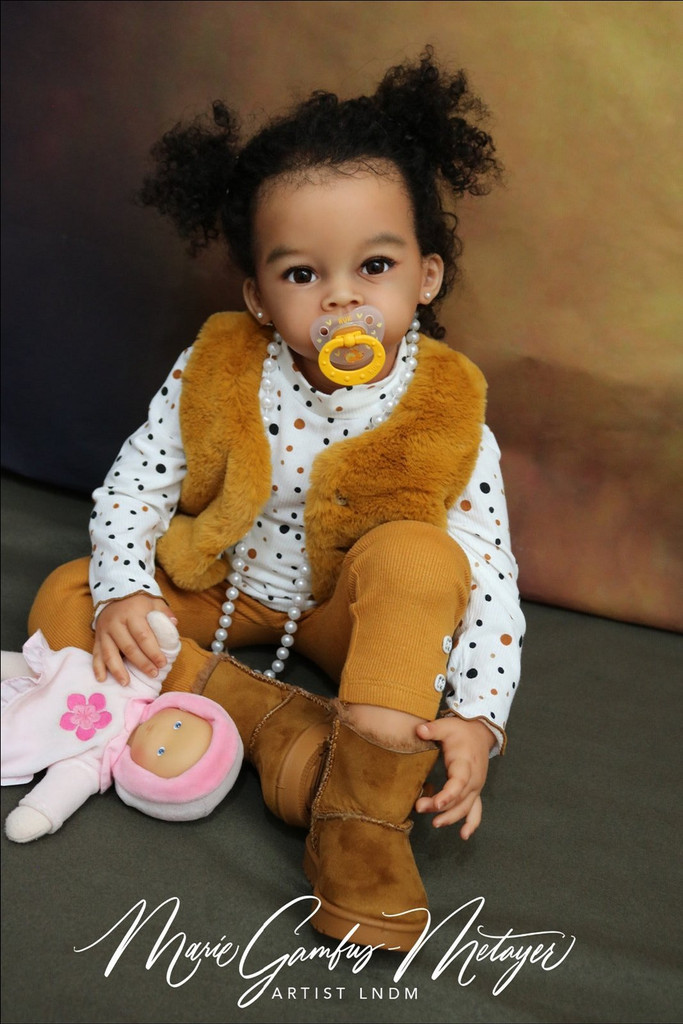 MeiLi Reborn Vinyl Toddler Doll Kit by Ping Lau 32 Inches