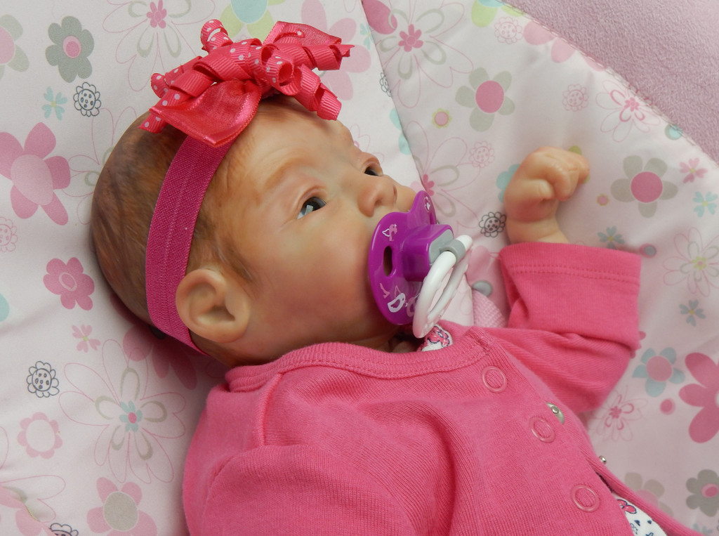 Katie Reborn Finished Baby Girl Collectors Doll sculpted by Toby Morgan