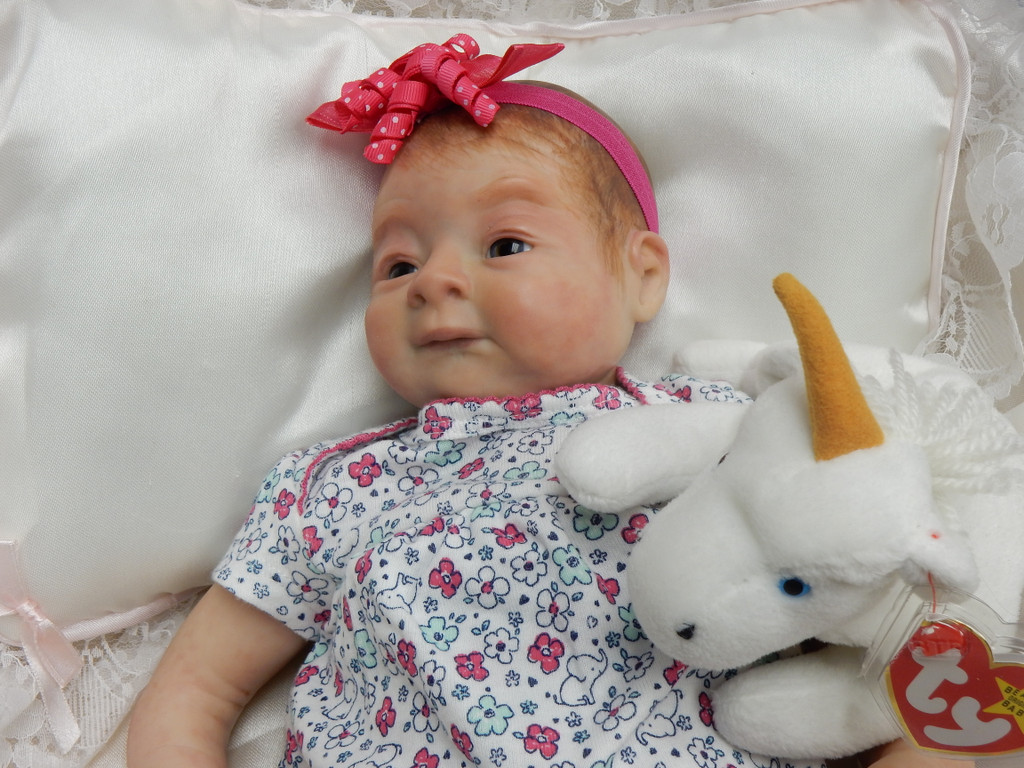Katie Reborn Finished Baby Girl Collectors Doll sculpted by Toby Morgan