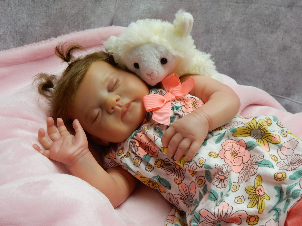 Blanca Reborn Finished Baby Girl Collectors Doll sculpted by Ping Lau