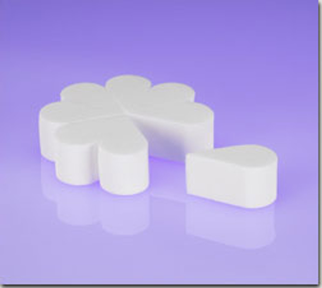 Latex Free White Foam Flower Sponges for Reborning 8 Pieces with Sharp Edges for Creases