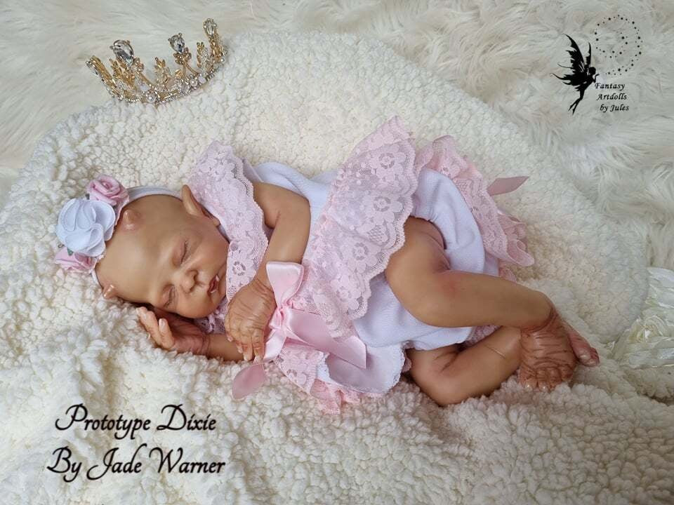 Daisy the Baby Vampire Reborn Vinyl Doll Kit by Jade Warner 15