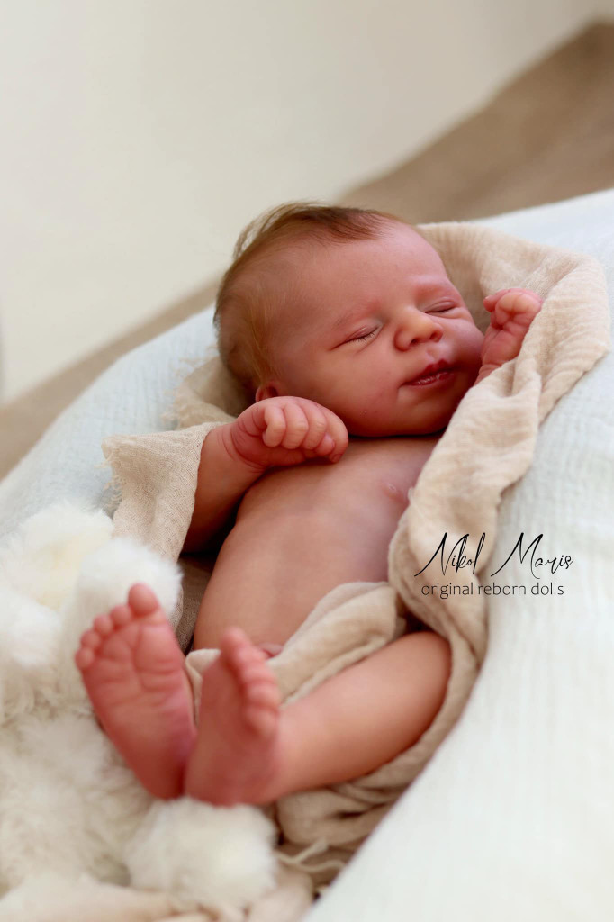 Pascale Reborn Vinyl Doll Kit by Joanna Kazmierzak