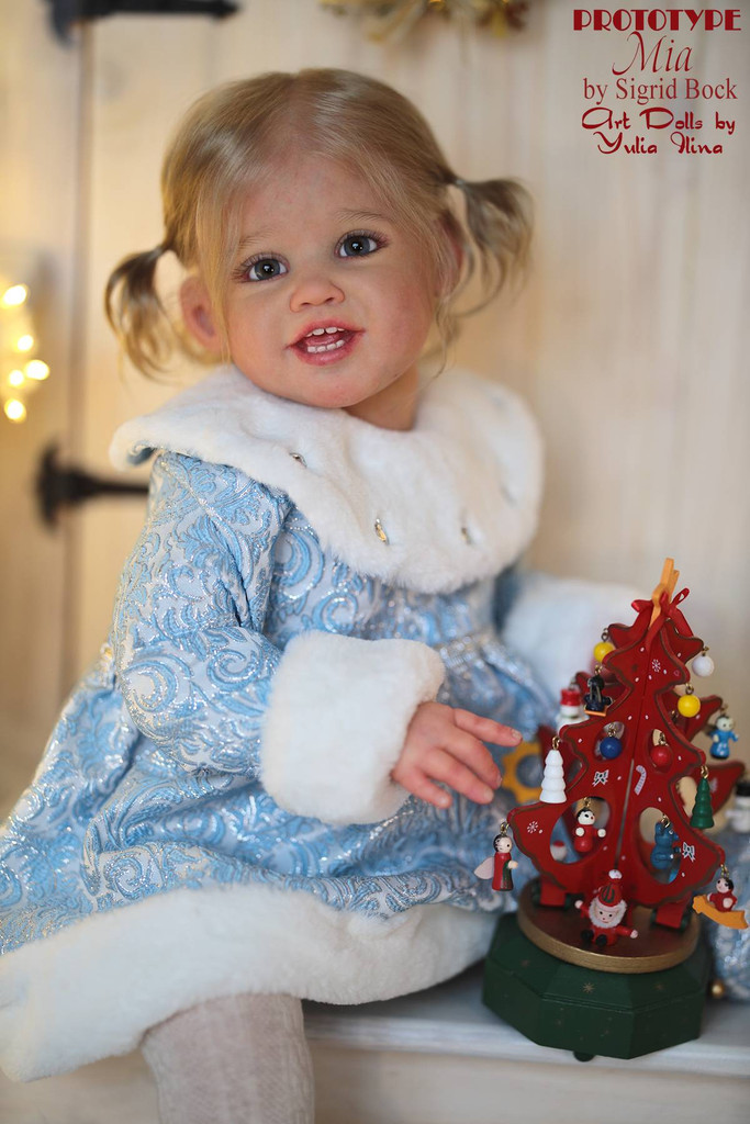Mia Reborn Vinyl Doll Kit by Sigrid Bock Bent or Straight Legs 29