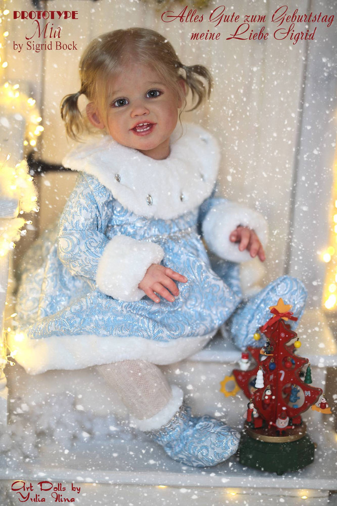 Mia Reborn Vinyl Doll Kit by Sigrid Bock Bent or Straight Legs 29