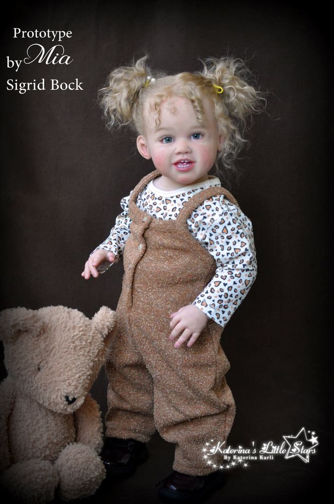 Mia Reborn Vinyl Doll Kit by Sigrid Bock Bent or Straight Legs 29