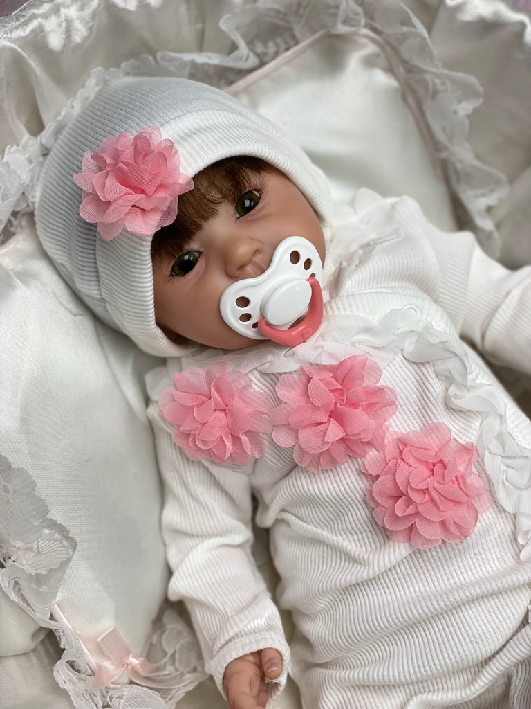 Raven Reborn Finished Baby Girl Collectors Doll sculpted by Ping Lau