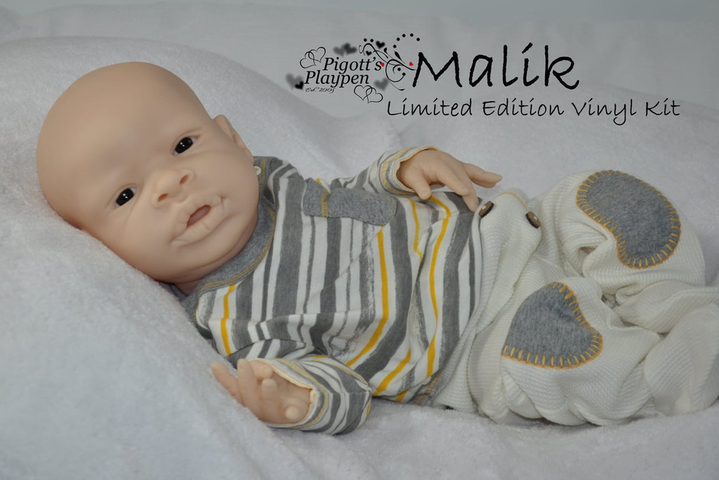 Malik Reborn Vinyl Doll Kit by Jorja Pigott