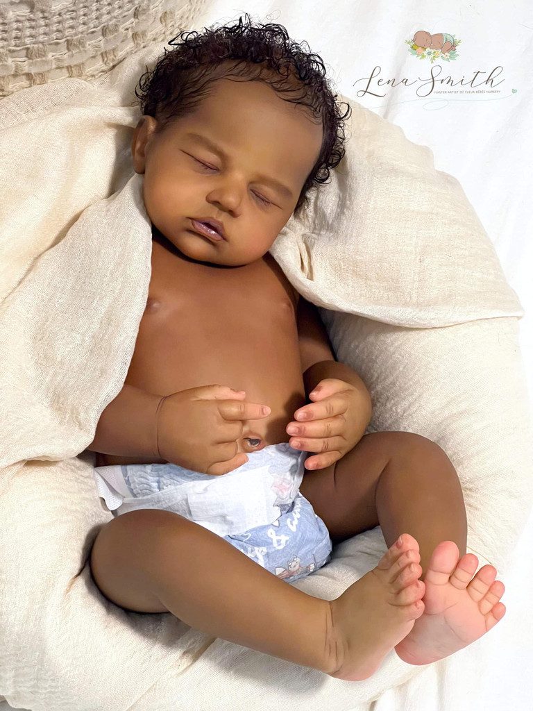 Zain Reborn Vinyl Doll by Ebtehal Abul