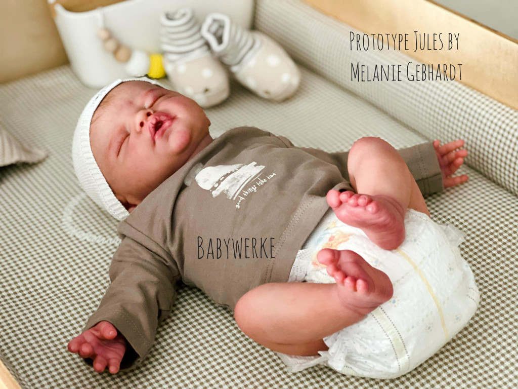 Jules Reborn Vinyl Doll Kit by Melanie Gebhardt