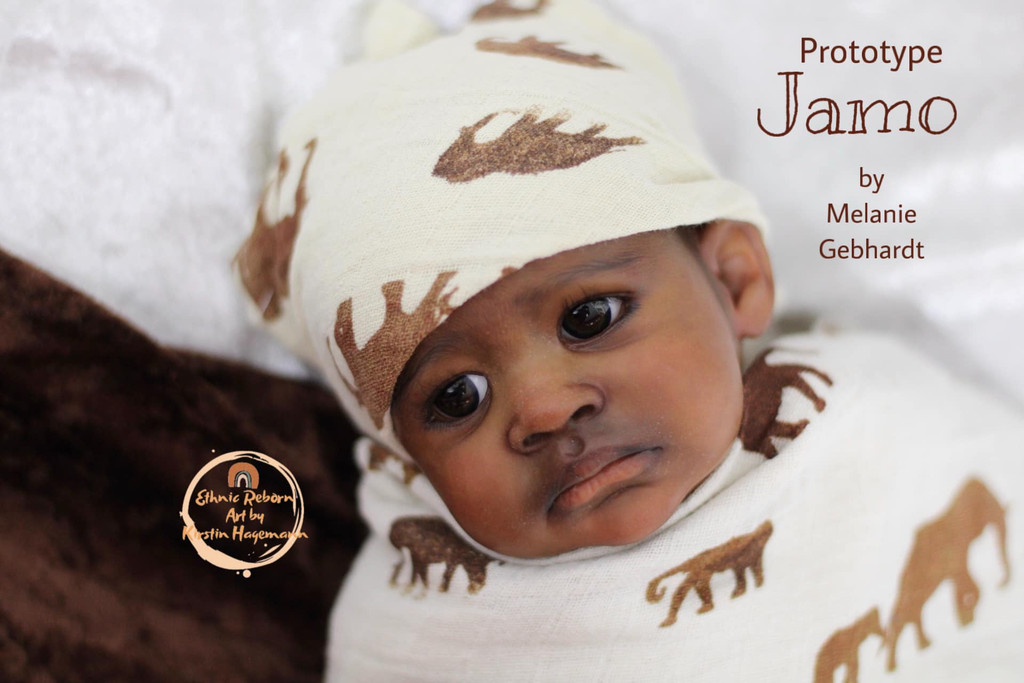 Jamo Reborn Vinyl Doll Kit by Melanie Gebhardt