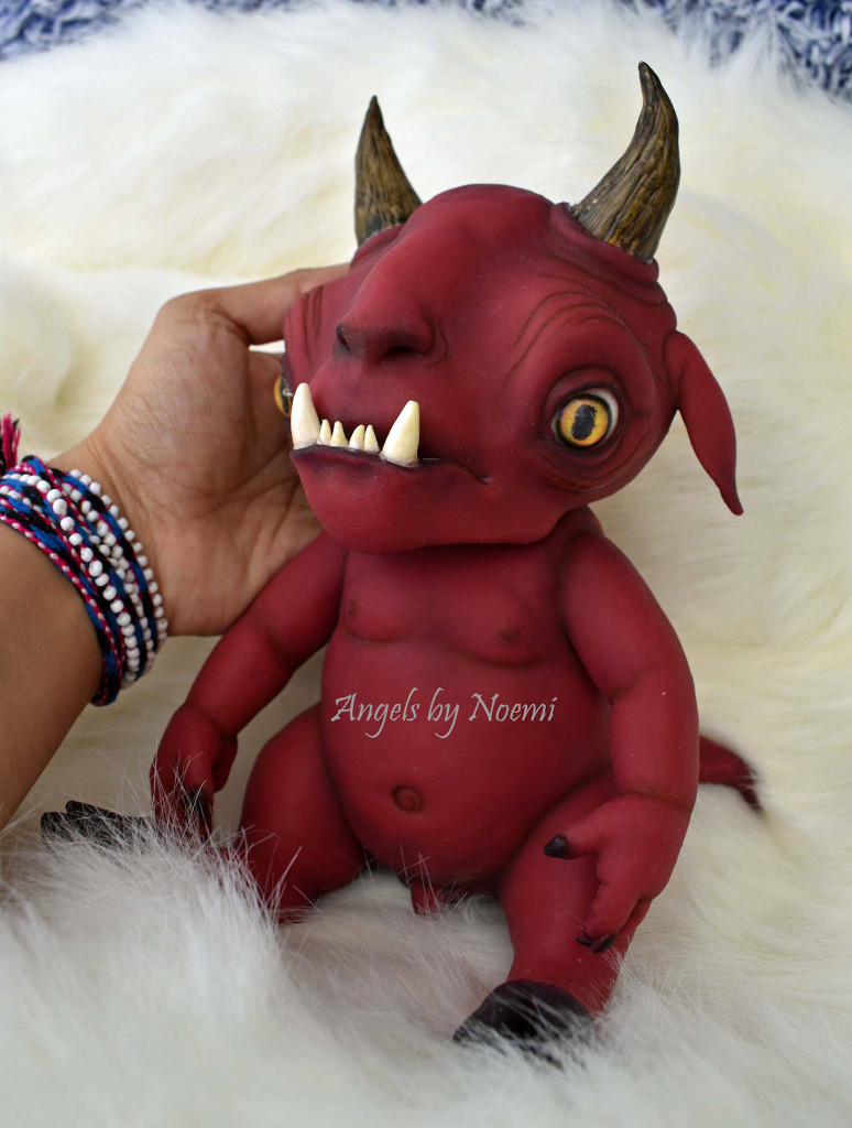 Marsug the Dragon Baby  by Noemi Smith Full Body Silicone Doll Kit Unpainted 