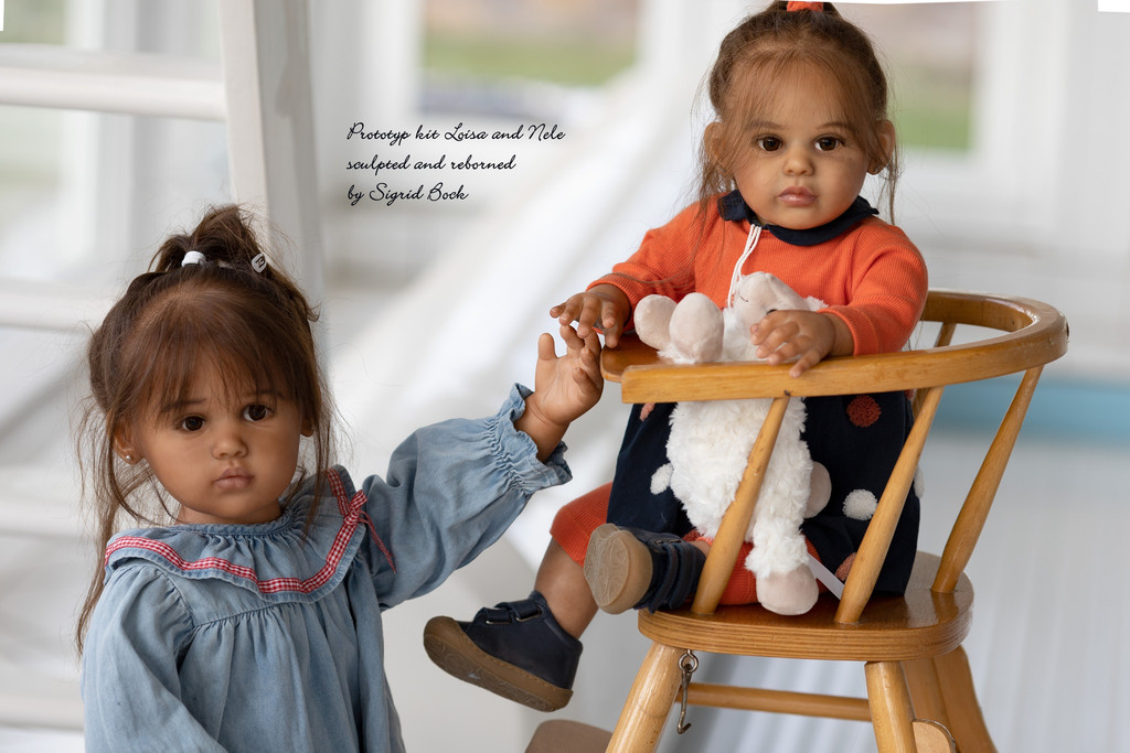 Nele Reborn Vinyl Toddler Doll Kit by Sigrid Bock