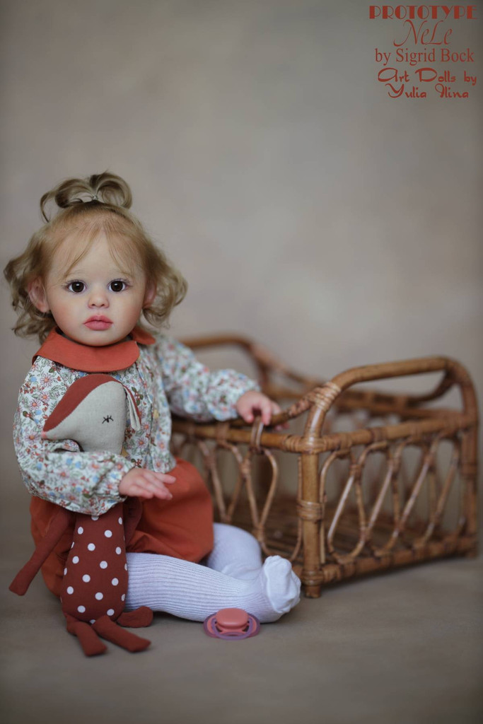 Nele Reborn Vinyl Toddler Doll Kit by Sigrid Bock