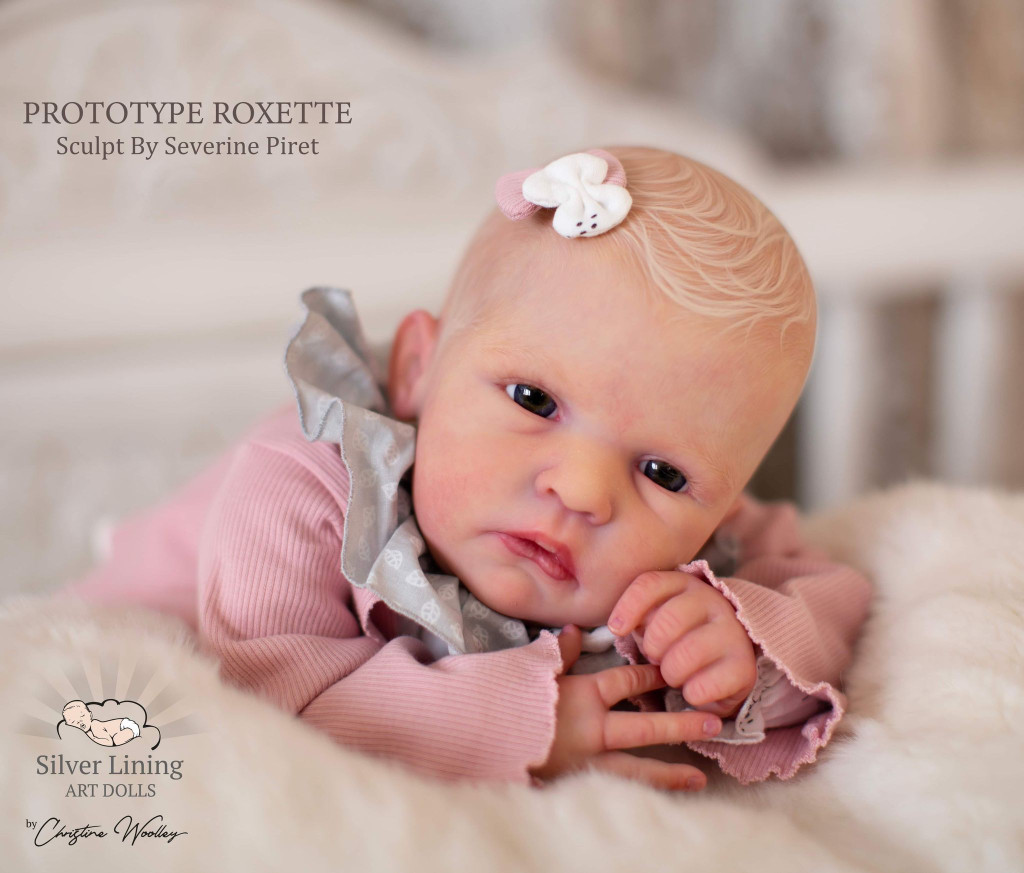 Roxette Reborn Vinyl Doll Kit by Severine Piret
