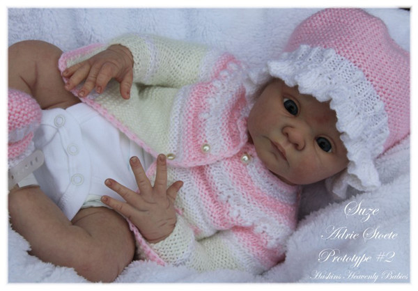 Suze Reborn Vinyl Doll Kit by Adrie Stoete