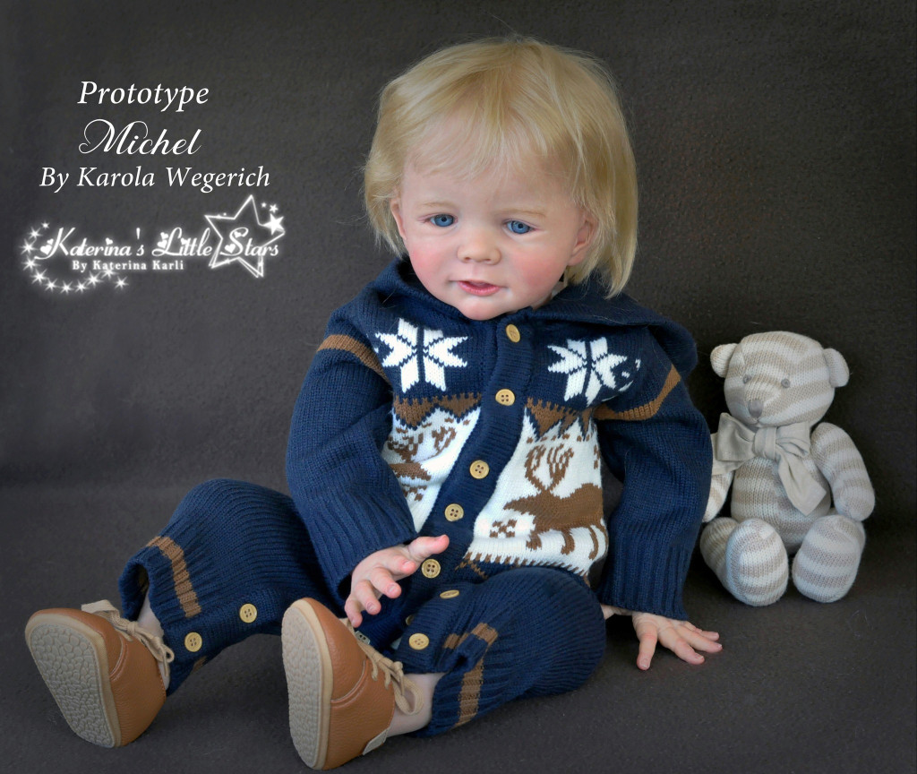 Michel Reborn Vinyl Doll Kit by Karola Wegerich Small Limited Edition